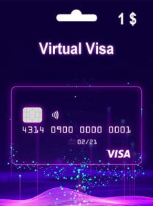 خرید ویزا کارت مجازی ارزان - ویزا کارت 1 دلاری - فعال سازی اکانت ترایال با کارت یک دلاری - ویزا کارت یک دلاری برای فعال سازی اکانت ترایال